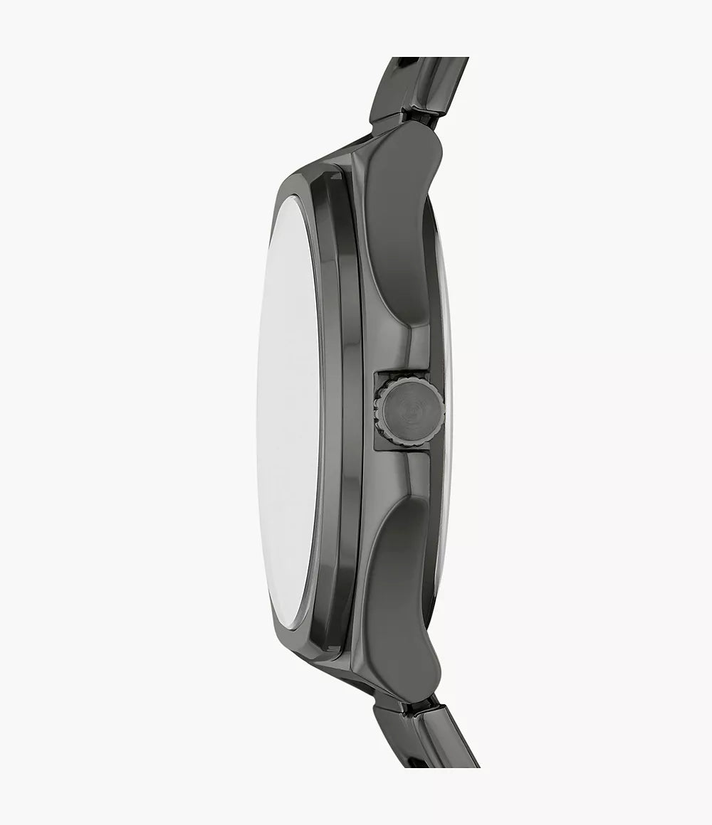 Fossil Evanston Multifunction Gunmetal Stainless Steel Watch