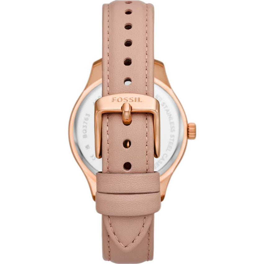 Fossil Rye Multifunction Nude Leather Watch
