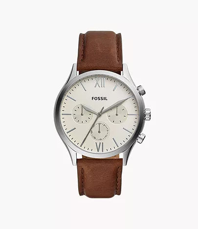 Fossil Fenmore Multifunction Brown Leather Watch