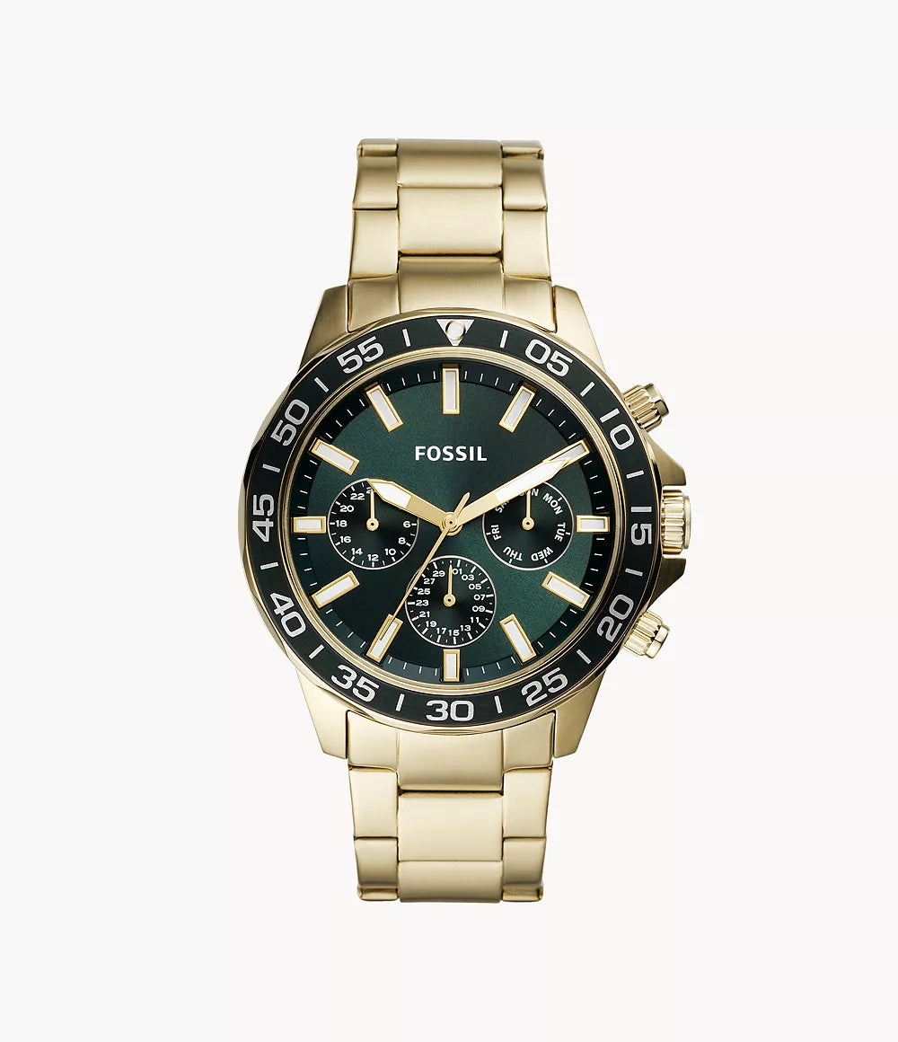 Fossil Bannon Multifunction Gold-Tone Stainless Steel Watch