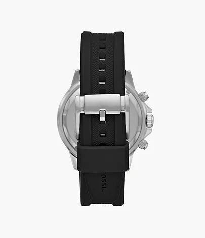 Bannon Multifunction Black Silicone Watch