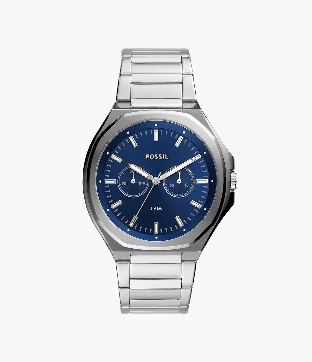 Fossil Evanston Multifunction Stainless Steel Watch