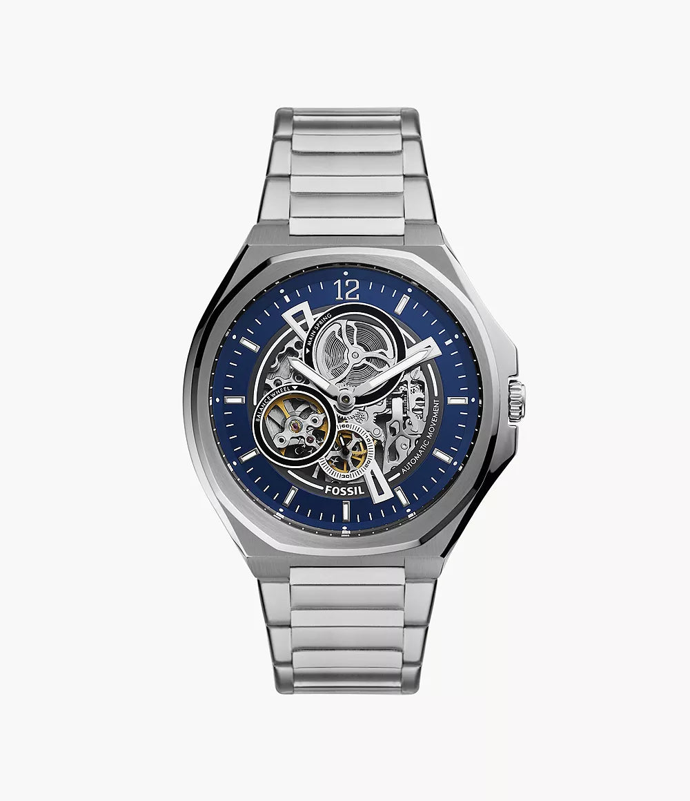 Fossil Evanston Automatic Stainless Steel Watch