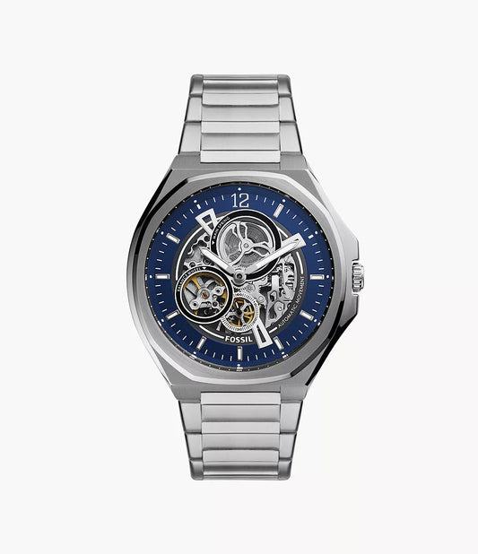 Fossil Evanston Automatic Stainless Steel Watch