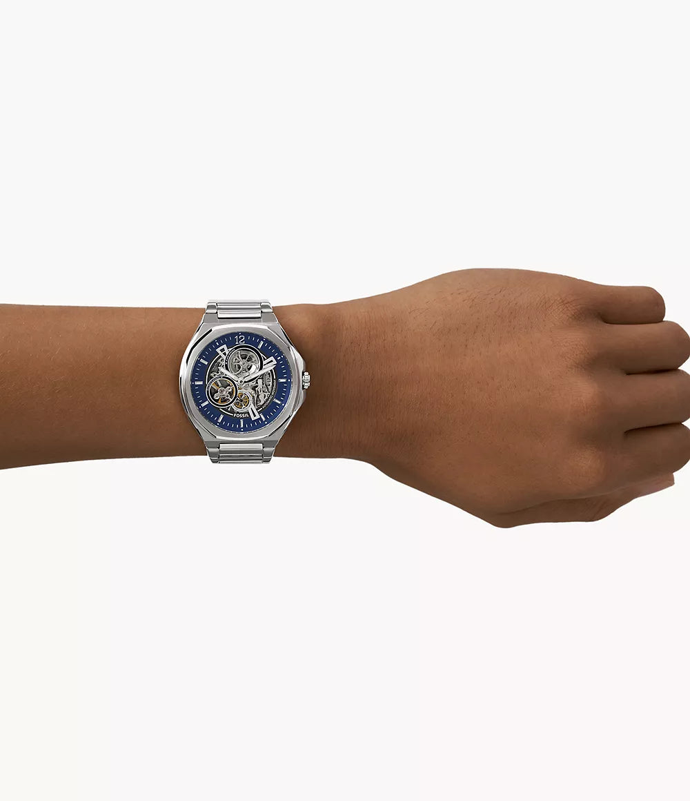 Fossil Evanston Automatic Stainless Steel Watch