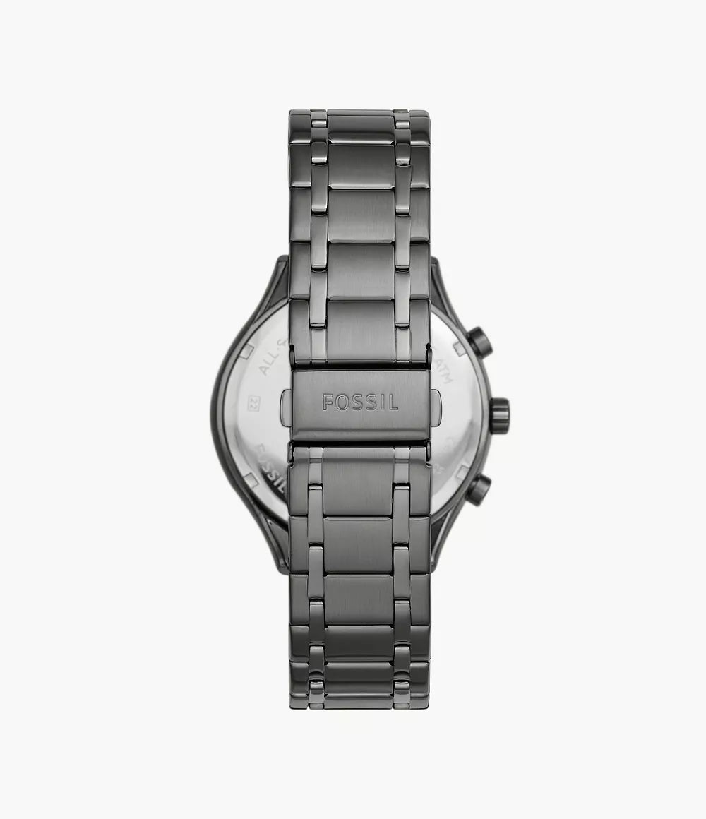 Fossil Fenmore Multifunction Smoke Stainless Steel Watch