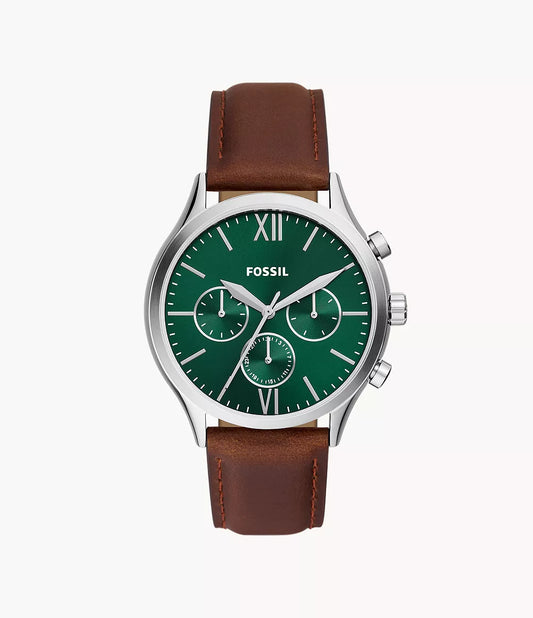 Fossil Fenmore Multifunction Brown Leather Watch