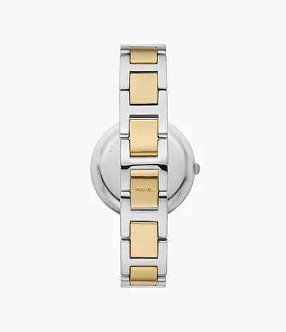 Fossil Karli Three-Hand Two-Tone Stainless Steel Watch
